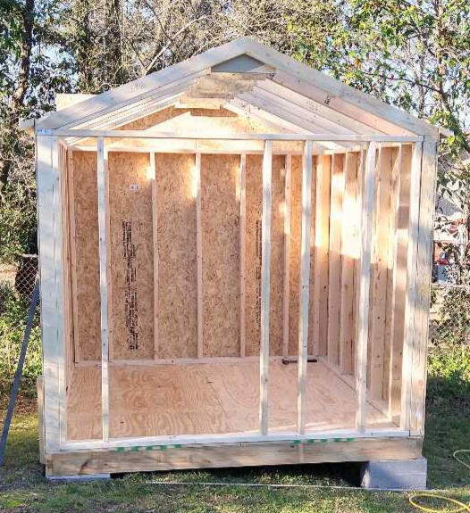 Framing 16 inch centers on all wall and roof framing