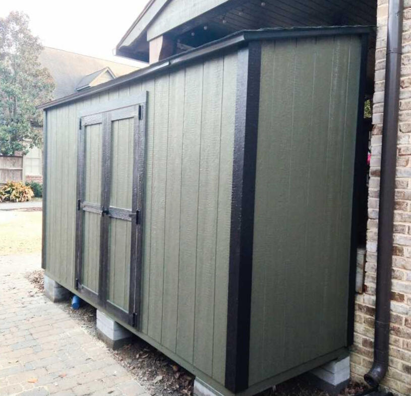 4X16 shed Lean-to style shed